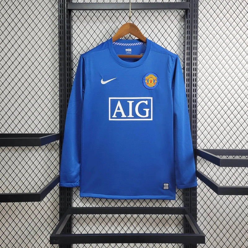 CAMISOLA RETRÔ MANCHESTER UNITED II 07/08 MANGA COMPRIDA