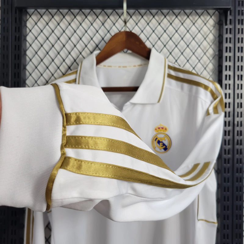 CAMISOLA RETRÔ REAL MADRI  11/12 MANGA COMPRIDA