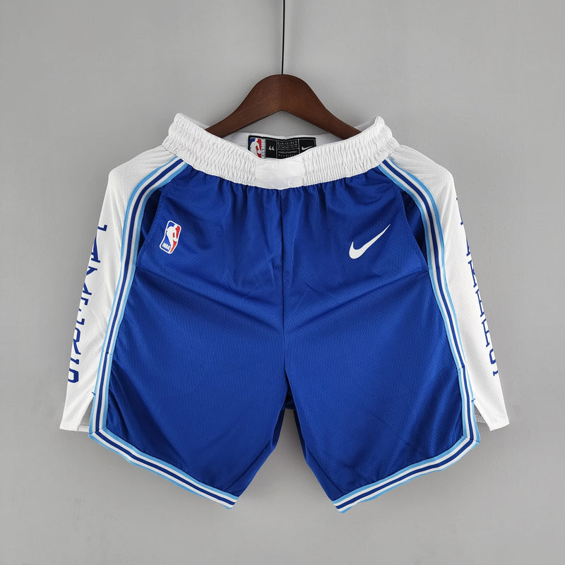 CALÇÃO LOS ANGELES LAKERS RETRO BLUE WHITE NBA