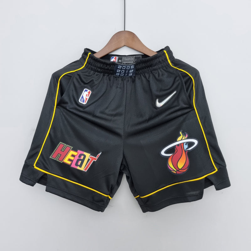 CALÇÃO MIAMI HEAT URBAN EDITION BLACK NBA
