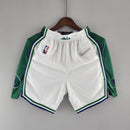 CALÇÃO DALLAS MAVERICKS URBAN EDITION WHITE GREEN NBA