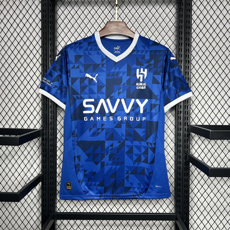 CAMISOLA AL HILAL 25/26 AZUL E BRANCO