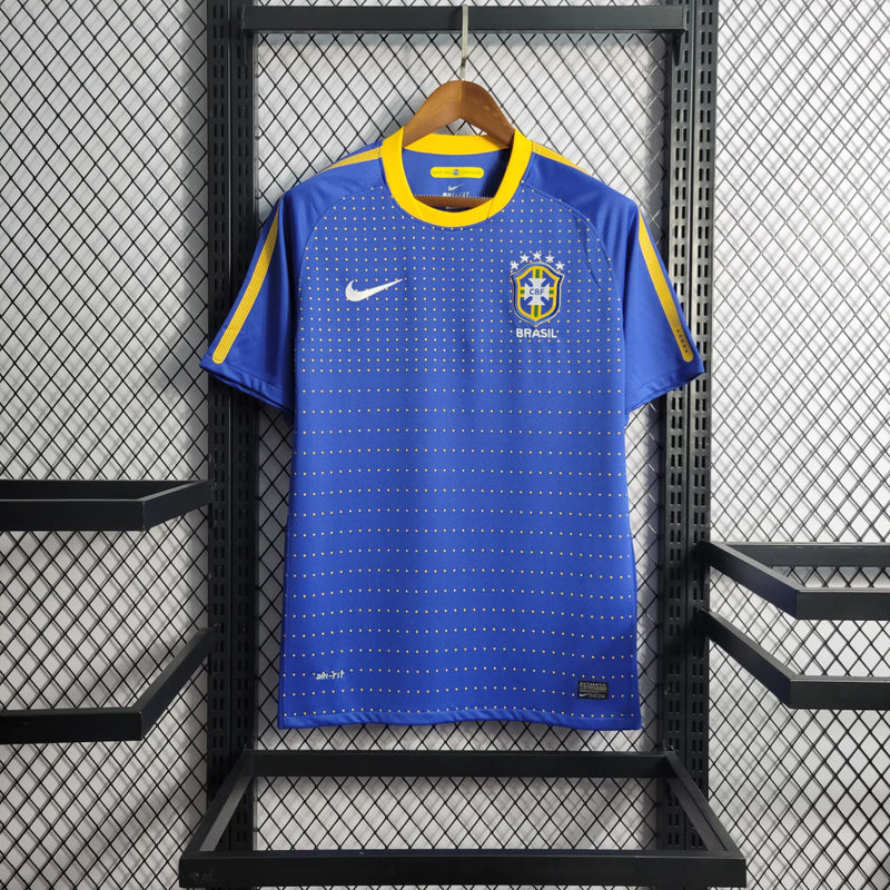 CAMISOLA RETRÔ BRASIL II  2010 - AZUL