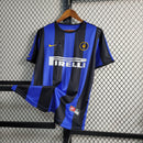 CAMISOLA RETRÔ DO INTER DE MILAN 99/00 AZUL E PRETO
