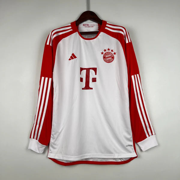 CAMISOLA RETRÔ BAYERN  MUNICH 23/24 MANGA COMPRIDA