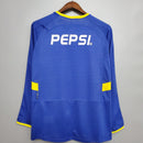 CAMISOLA RETRÔ BOCA JUNIORS 03/04 MANGA COMPRIDA