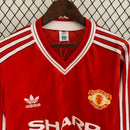 CAMISOLA RETRÔ MANCHESTER UNITED 86/88 MANGA COMPRIDA