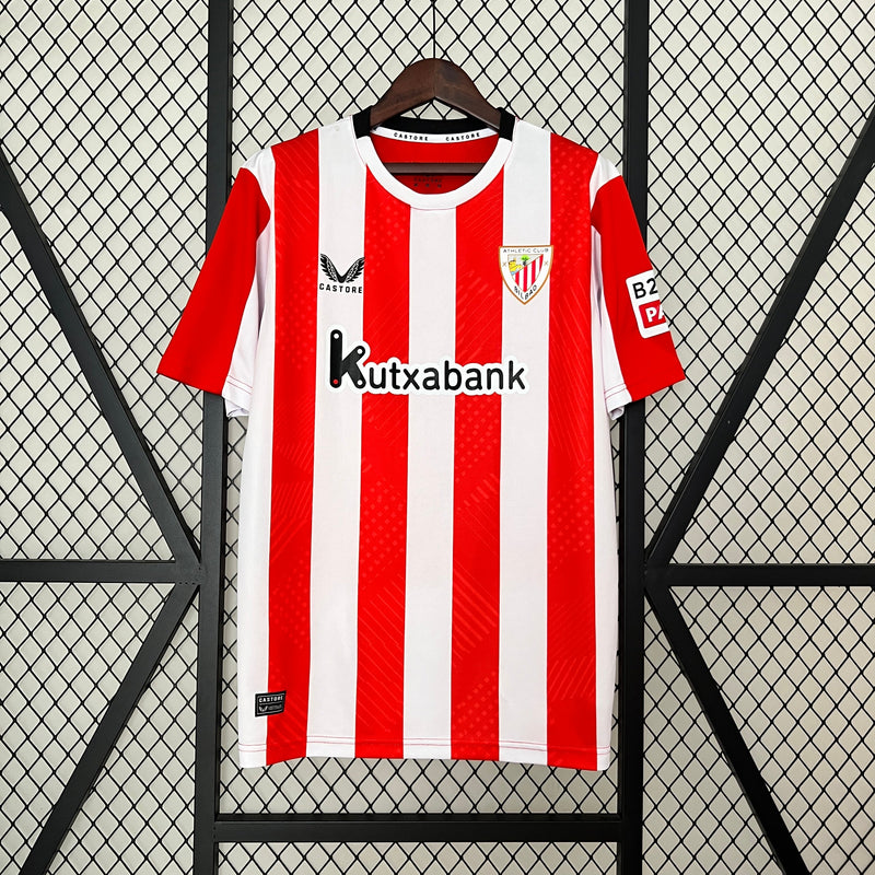 CAMISOLA BILBAO 24/25 VERMELHO E BRANCO