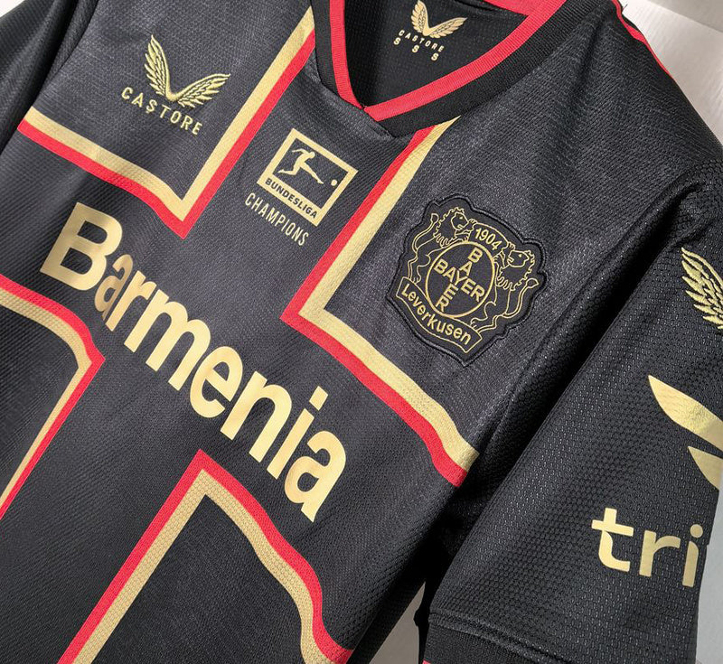 CAMISOLA BAYER LEVERKUSEN  24/25 PRETA