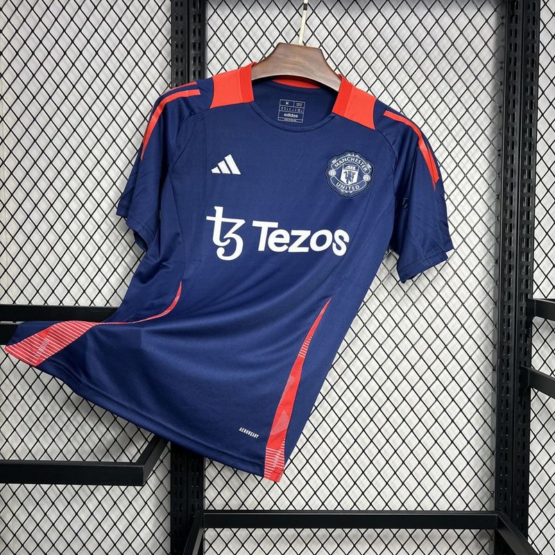 CAMISOLA MANCHESTER UNITED 24/25 AZUL PRÉ JOGO