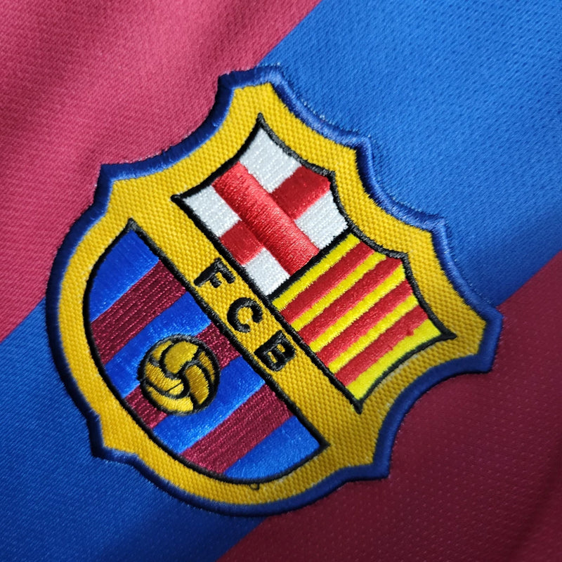 CAMISOLA RETRÔ BARCELONA UEFA CHAMPIONS LEAGUE  2006