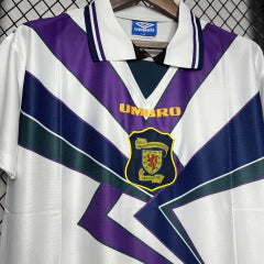 CAMISOLA RETRÔ ESCÓCIA BRANCA  94/96