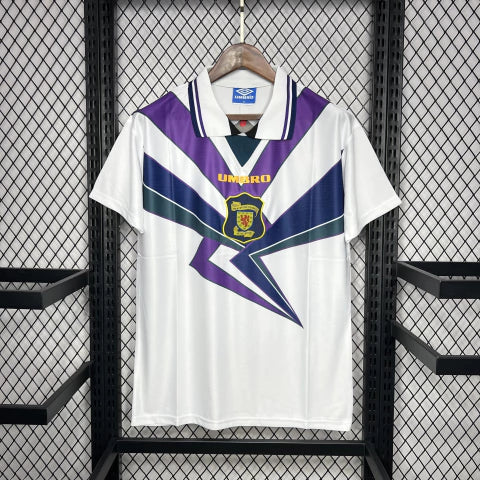 CAMISOLA RETRÔ ESCÓCIA BRANCA  94/96