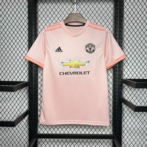 CAMISOLA RETRÔ MANCHESTER UNITED ROSA 18/19