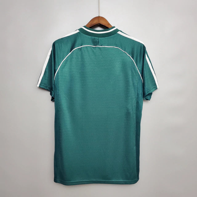 CAMISOLA RETRÔ ALEMANHA II BRANCA E VERDE  1998