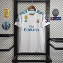 CAMISOLA RETRÔ REAL MADRI II COM PATCH  17/18