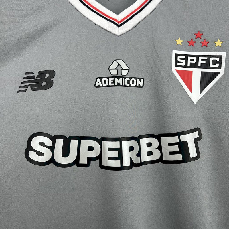 CAMISOLA SÃO PAULO 25/26 CINZA GOLEIRO