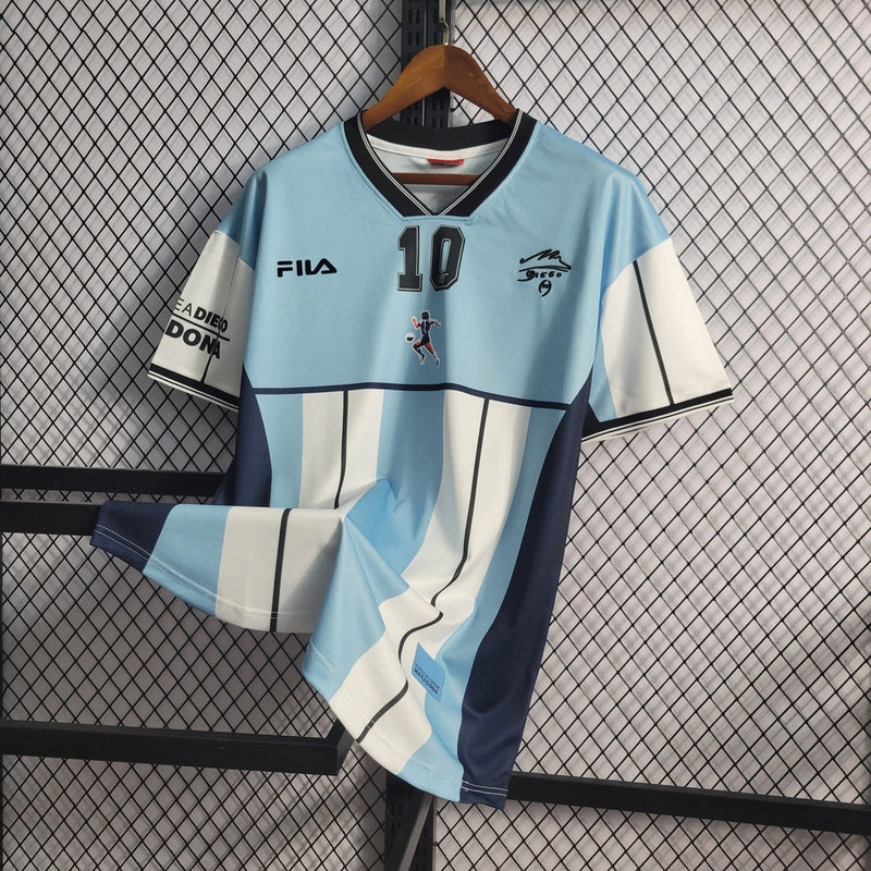 CAMISOLA RETRÔ ARGENTINA  MARADONA 10 EDIÇÃO ESPECIAL