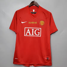 CAMISOLA RETRÔ MANCHESTER UNITED 07/08 FINAL DA CHAMPIONS LEAGUE