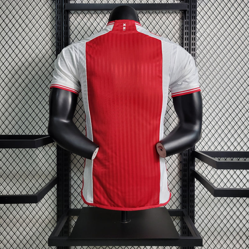 CAMISOLA VERSÃO PLAYER DO AJAX 24/25 VERMELHO E BRANCO