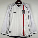 CAMISOLA RETRÔ INGLATERRA 2002 MANGA COMPRIDA