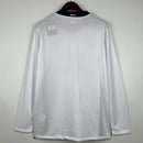 CAMISOLA RETRÔ MANCHESTER UNITED BRANCA 07/08 MANGA COMPRIDA