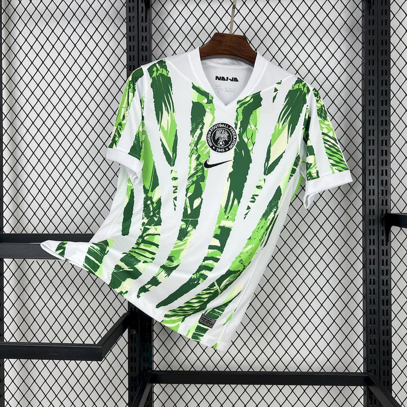 CAMISOLA NIGERIA 25/26 VERDE E BRANCO