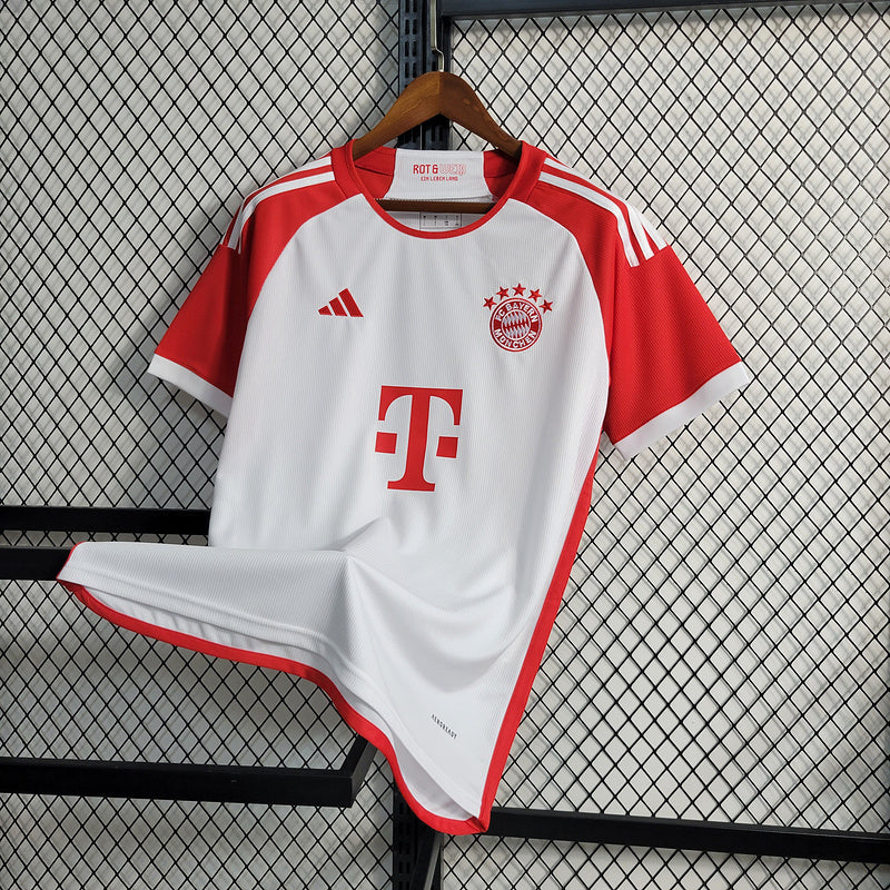 CAMISOLA BAYERN MUNICH 24/25 BRANCO E VERMELHO