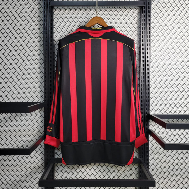 CAMISOLA RETRÔ MILAN RETRÔ 07/08 MANGA COMPRIDA