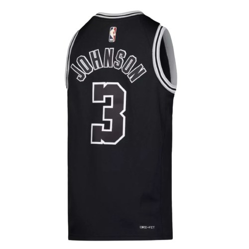 REGATA SAN ANTONIO SPURS - KELDON JOHNSON- 2022/23 SWINGMAN JERSEY - PRETO
