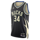 REGATA MILWAUKEE BUCKS - GIANNIS ANTETOKOUNMPO - 2022/23 SWINGMAN JERSEY - PRETA