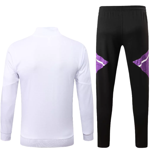 FATO DE TREINO REAL MADRID - MASCULINO - BRANCO E LILÁS