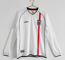 CAMISOLA RETRÔ INGLATERRA 2002 MANGA COMPRIDA