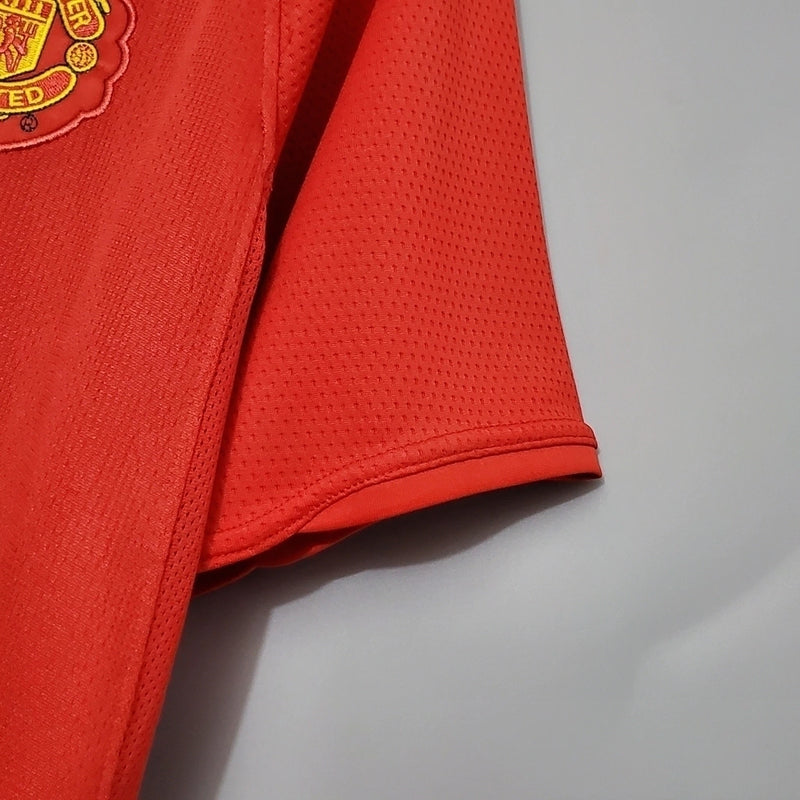 CAMISOLA RETRÔ MANCHESTER UNITED 07/08 FINAL DA CHAMPIONS LEAGUE