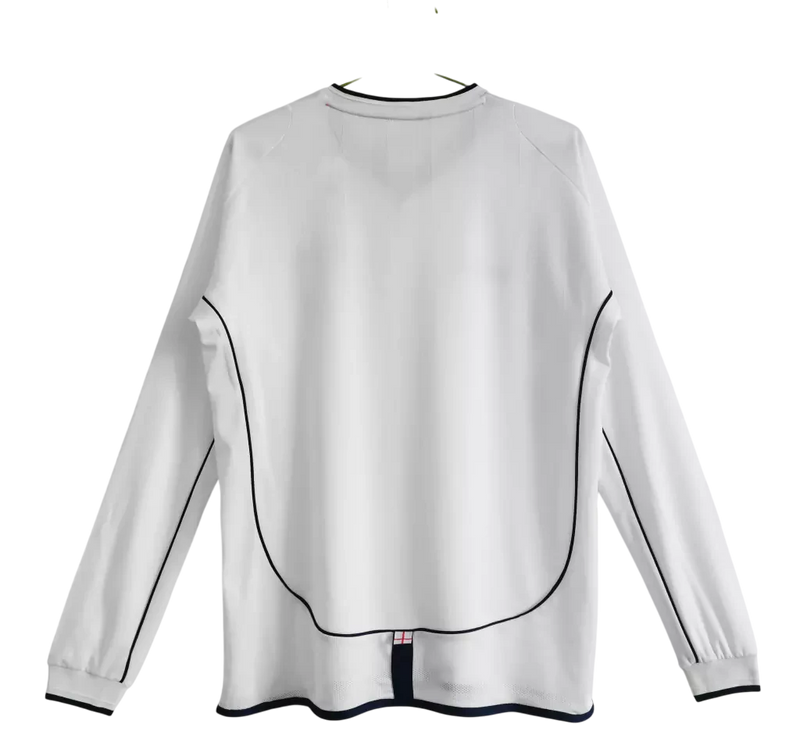 CAMISOLA RETRÔ INGLATERRA 2002 MANGA COMPRIDA